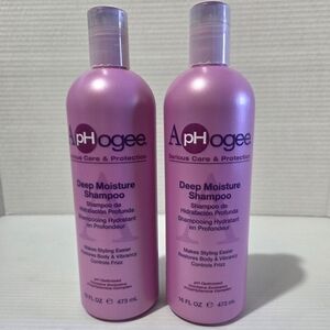 2 PACK! ApHogee Deep Moisture Shampoo, 16 Fl Oz